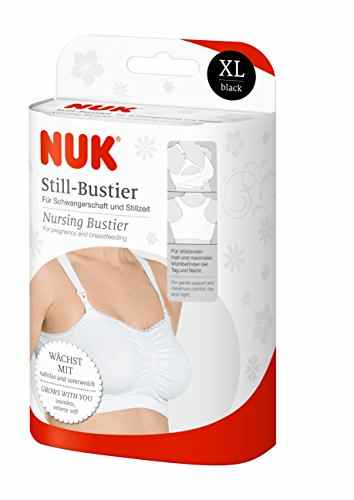 NUK Still – BH Schwarz oder Weiss, nahtlos ohne Bügel alle Größen -