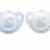 NUK Trendline Silikon-Schnuller, ohne Ring, BPA frei, 2 Stück -