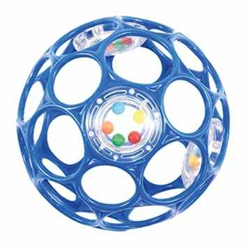 Oball-Rattle in Blau 10cm -
