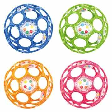Oball – Rattle / Rassel 10 cm – Rhino Toys / Kids II – versch. Farben zur Auswahl -
