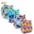 ohbabyka bedruckt Design verwendbar waschbar Tasche Tuch Windel 4 Windeln + 6 Einlagen (style-03)