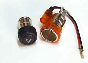 Orange Bernstein Zigarettenanzünder & Steckdose universal 12V für RENAULT MEGANE SCENIC LAGUNA ESPACE Ford Focus Galaxy Ka Mondeo C-max S-max AUDI A1 A4 A3 80 100 200 B5 VW Touran Passat Polo Käfer Jetta Lupo RENAULT KANGOO TRAFIC MASTER CLIO MODUS Peugeot 307 308 3008 epxert bipper Opel ZAFIRA VIVARO COMBO MOVANO MERIVA Opel Vectra Corsa Astra Signum Tigra Peugeot 306 406 207 107 PARTNER BOXER LKW PKW -