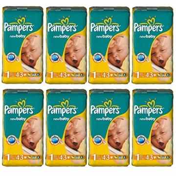 Pampers Windeln New Born „1“ Gr. 2-5 Kg Bis zu 688 Windeln -
