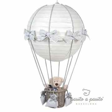 Pasito a Pasito – Lampe Globo grundlegenden Vichy grau grau -