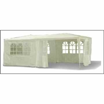 Pavillon Festzelt Gartenpavillon Bierzelt inkl. 6 abnehmbaren Seiten wasserabweisend mit Farbwahl 3 x 6m -
