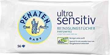 Penaten Baby Sensitiv-Pflegetücher, 4er Vorteilspack, 224 Feuchttücher -