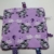 Pinidi Baby Knistertuch Esel lila grau / violett -