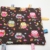 Pinidi Baby Knistertuch Eulen auf Ast dunkelbraun / Frottee dunklebraun -