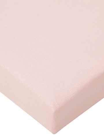 Pinolino 540004-7 – Spannbetttuch für Wiegen, Jersey, rosa -