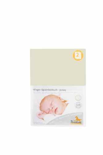 Pinolino 540004 Doppelpack – Spannbetttuch für Wiegen -