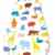 Pinolino 76529-0S90 – Kugelschlafsack Sommer 90 cm, ‚Happy Zoo‘ -