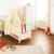 Pinolino Kinderzimmer Florian breit groß, 3-teilig, bestehend aus Kinderbett (140 x 70 cm), breite Wickelkommode mit Wickelansatz und großem Kleiderschrank, cremeweiß/Ahorn (Art.-Nr. 10 00 95 BG) -