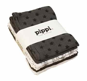 PIPPI Unisex Baby Schal 8er Pack Mullwindeln Spucktücher -