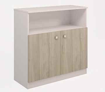 Polini Kids Babyzimmer Set mit Babybett Kinderbett Juniorbett Simple 1100 und Wickelkommode inclusive Matratze in ulme weiß -