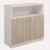 Polini Kids Babyzimmer Set mit Babybett Kinderbett Juniorbett Simple 1100 und Wickelkommode inclusive Matratze in ulme weiß -