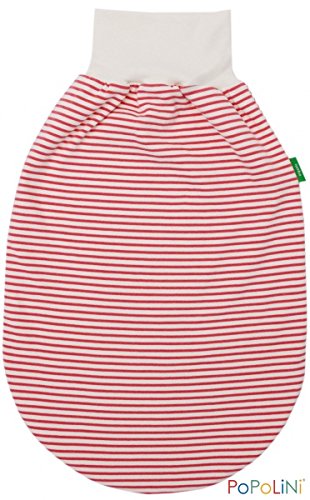 Popolini iobio Strampelsack Sommer Coral-Natur Interlock -
