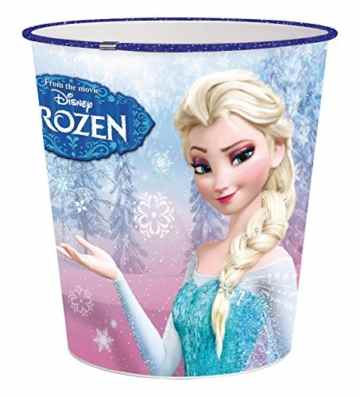 p:os 24678 Papierkorb Disney Frozen, circa 22,6 x 21 cm, Kunststoff