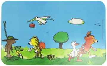 p:os 66259 Janosch Frühstücksbrettchen Melamin -