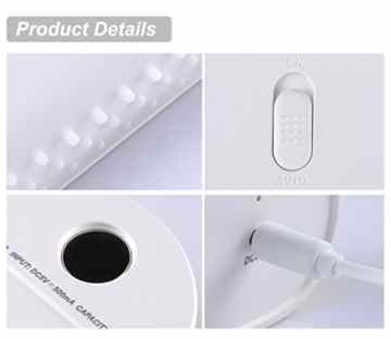 ProGreen smart WOLKE Nachtlicht, Gelbe, Warmweiß, 3 Modi auszuwählen, USB Aufladung, schöne und warme Begleitung in der Nacht, Zimmerdekorationen, LED Lampe, Wandleuchten, Nachttischlampe -
