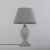 QAZQA Klassisch / Antik / Landhaus / Vintage / Rustikal / Schreibtischleuchte / Tischleuchte / Büroleuchte / Tischlampe / Lampe / Leuchte Pedro 5 grau Kunststoff / Stein / Beton / Rund LED geeignet E27 Max. 1 x 40 Watt -