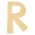 Rayher Hobby 6194700 Holz-Buchstabe, 6 cm, R -