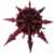 Red Chaos star of Undivided Warhammer 40,000 3.5 Inches Aufnäher Patch -