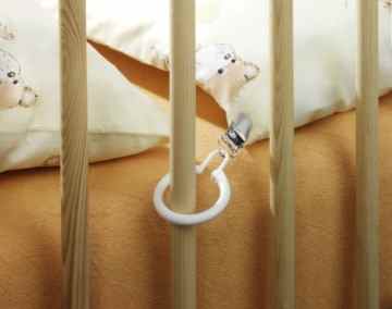 reer 4589 – Bettdeckenhalter, 4 Stück -