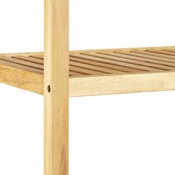 Relaxdays Holzregal H x B x T: 150 x 72 x 36 cm Standregal aus massivem Kiefernholz mit 5 Ebenen als Bücherregal oder Badregal nutzbar großes Lagerregal mit viel Ablagefläche Regal aus Holz, natur -