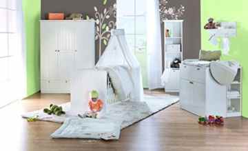 roba 58771 – Dream World 2 Wickelkommode inkl. Wickelansatz 104 x 75 cm mit 2 Türen, 1 breites Schubfach, 1 Boden -