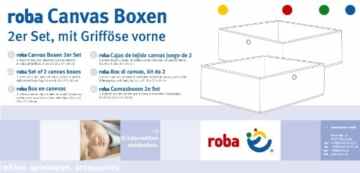 Roba – Canvas-Boxen im 2er-Set -