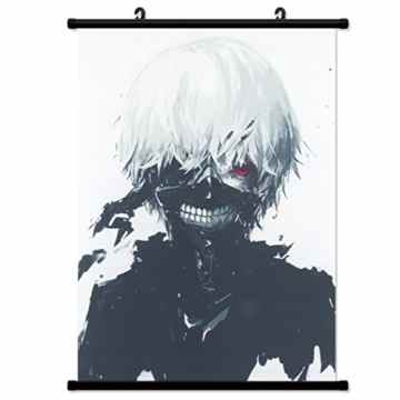Rollbild Kakemono für Tokyo Ghoul Ken Wallscroll Stoff Poster Wandbild Kaneki Anime -