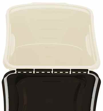 Rotho 4550010690 Pet Food Container, beige, 38 Liter / 18 Kg -