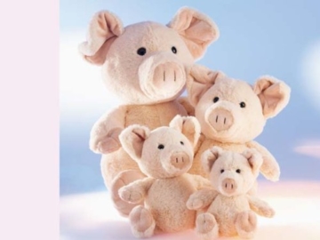 Rudolph Schaffer Rosmarie Schweine-Stofftier (24 cm) -