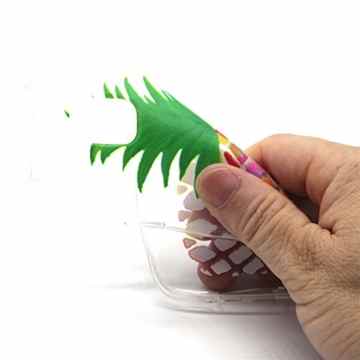 S5 mini Hülle , Cozy Hut TPU Case Silikon Hülle für Samsung Galaxy S5 mini Kratzfeste Plating TPU Handyhülle Schale Etui Protective Case Hülle Gummi Bumper Cover Schutz Schale Siliconcase Silikon Tasche Schutzhülle für Samsung Galaxy S5 mini – Malerei Ananas -