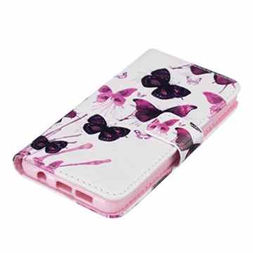 Samsung Galaxy A3 2016 Model/A310 Hülle [Bildschirmschutz aus gehärtetem Glas], Grandoin Retro Leder Foliant Stoßabfangende Hülle, exzellente Qualität buntes elegantes Muster Design Premium PU Verschluss genaue Passform Riemen-Leder Geldbörse schützende Schnapp-Hüllen-Abdeckung für Samsung Galaxy A3 2016 Model/A310 mit [Kreditkarten Einschub] Ständer Funktion -