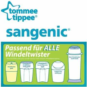 Sangenic – 3 Nachfüllkassetten für alle Windeltwister MK3, MK4 & MK5 -