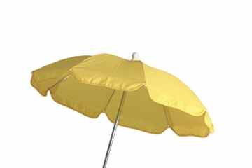 Schirm für Kinderwagen 60 cm gelb -