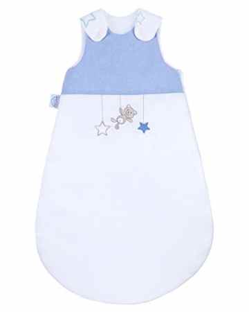 Schlafsack mit Applikation Sternchen blau in verschiedenen Größen -
