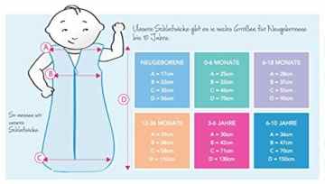 Schlummersack Baby Sommerschlafsack 1.0 Tog – Bobo Siebenschläfer – erhältlich in verschiedenen Grössen: von Geburt bis 3 Jahre -