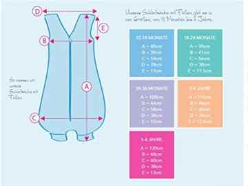 Schlummersack Bambus Winter Babyschlafsack mit Füßen 3.5 Tog – I Love Teddy – erhältlich in 4 verschiedenen Grössen -