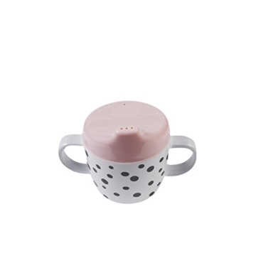 Schnabeltasse Happy Dots rosa -
