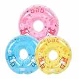 Schwimmring Flipper Verdickte Rettungsring Aufblasbare Schwimmreifen Verstellbare Kragen den Hals Schwimmhilfe Schwimmen Ring für Kinder baby -