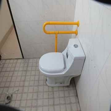 SDKKY Sicherheit Armlehne Barrierefrei Handlauf auf einer Seite WC-Sitz Edelstahl Handlauf wc Ältere wc Führungsschienen, B -