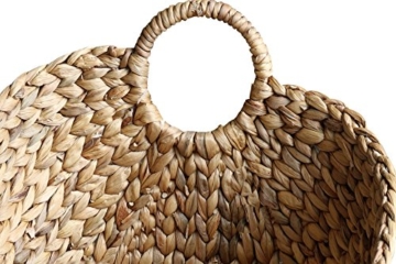Seegras Korb in Natur oval mit Henkel klein 44 x 37 x 27 cm -