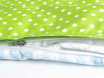 Sei Design® Kinderbettwäsche 2 Tlg.: Bettdeckenbezug 100×135 + Kopfkissenbezug 40×60 mit integriertem Reißverschluss, reine Baumwolle für gesundes Schlafklima (2 Tlg., Bird Garden) -