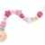 Selecta Spielzeug AG 31442 – Sternchenglück Schnullerkette, Babyspielzeug, rosa -