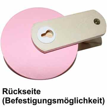 SET (6 Stück) Garderobenhaken WALDTIERE Kleiderhaken / Holzgarderobe / Kindergarderobe -