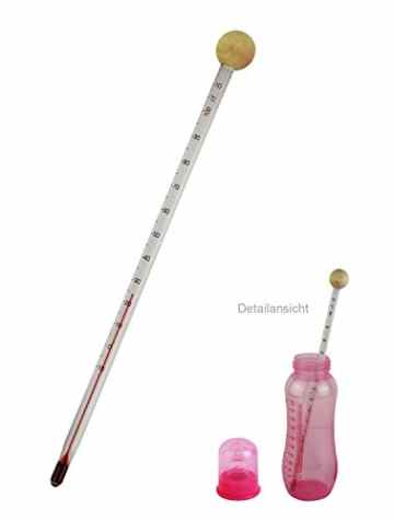 Set Baby Tragetasche Gagi-Meine-Welt-rosa und Babyflaschenthermometer 5462 -