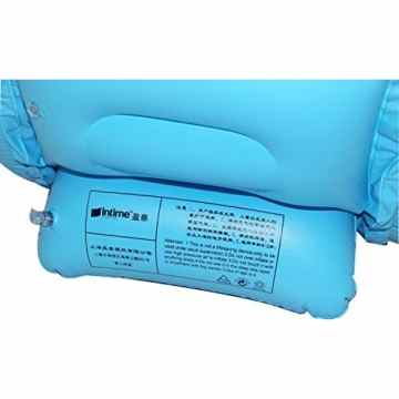 Signstek tragbare aufblasbare Badewanne Planschbecken Schwimmbecken für Baby und Kleinkinder (Blau) -