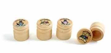 Small Foot by Legler „Erster Zahn“ 12 kleine Dosen aus Holz mit Schraubdeckel, zur Aufbewahrung der Milchzähne, mit süßem Tiermotiv, tolles Gastgeschenk an Kindergeburtstagen -